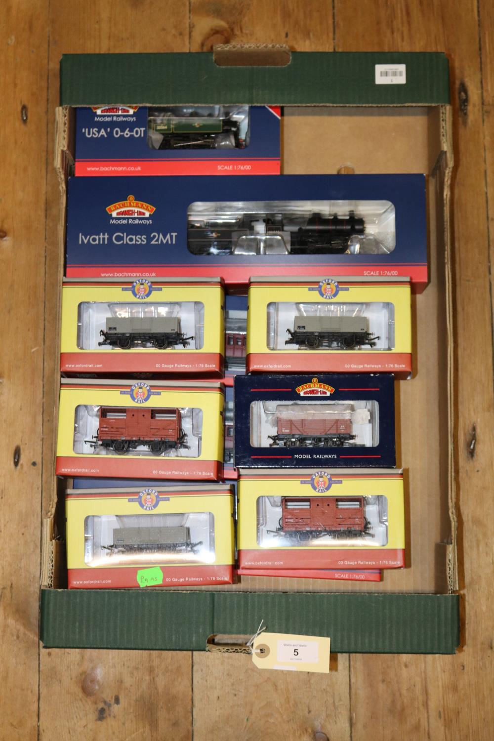 A quantity of 'OO' gauge Railway Rolling Stock. Bachmann - BR USA class 0-6-0T locomotive, RN