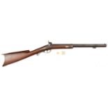 An interesting boy's 120 bore percussion rifle made for the American market, 32” overall, thick