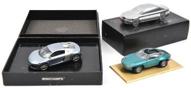 3 1/43 scale models. A very limited issue Porsche Panamericana prototype model produced for