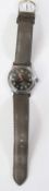 Stowa wristwatch marked for Armee Francaise. Serial 855. Plated case in excellent condition, screw