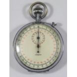 Lemania Kriegsmarine 30 second stopwatch. Plated case, hinged caseback, 48mm diameter. Marked with