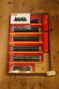 A quantity of Hornby Railways Rolling Stock. SECR H class 0-4-4T Locomotive, RN 308 (R3538). In