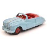 Dinky Toys. Austin Atlantic (140a). An example in light blue with red interior and wheels with black