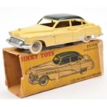 French Dinky Buick Roadmaster (24V). A harder to find light yellow with dark green roof example with