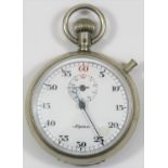 Alpina Kriegsmarine 60 second stopwatch. Plated case, 49mm, good condition. Marked with eagle and