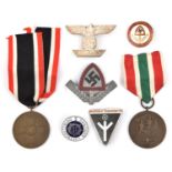 A Third Reich 1939 bar to the 1914 Iron Cross 1st class, the flat pin stamped “LZ1” in rectangle;
