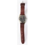 DH marked Phenix wristwatch. Serial D 12048 H. Plated case with brushed finish, some wear to