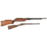 A .22” Relum Torpedo underlever air rifle, number 17048. GWO & generally GC (slightly worn