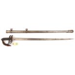 An interesting Vic 1827 pattern officer's sword of the 1st Cinque Ports Rifle Volunteers (Hastings),