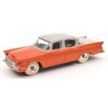 Dinky Toys Packard Clipper Sedan (180). Example in light grey and orange, late example with spun