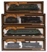 4x OO gauge Mainline Railways BR locomotives. A Jubilee Class 4-6-0, Comet 45735, in lined black.