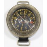German AK39 pilot's compass. Plastic casing, marked Armbandkompass, Bauart: Kadlec, Baumuster :