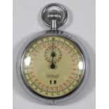 Hanhart Kriegsmarine 30 second stopwatch. Plated case, 51mm diameter, missing bow. Marked G.S on