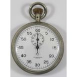 Joh Hartman, Berlin, Kriegsmarine 60 second stopwatch. Plated case, 51mm diameter, screw caseback,