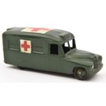 An American export issue Dinky Toys Daimler Ambulance (30HM/624). In satin olive green livery with