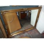 Large gilt frame mirror