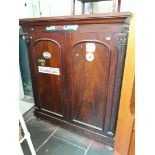 A mahogany Victorian wardrobe