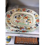 2 large Masons platters