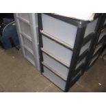 4 X 4 drawer plastic storage units