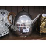 A WMF nickel plated kettle, height 19cm.