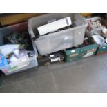 5 boxes of misc garage ware and household items