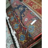 A Kazak rug