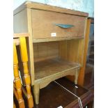 A retro bedside cabinet