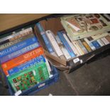 Two boxes of books