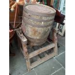 A butter churn