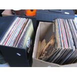 Three boxes of LP records including one of classical