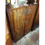 A mahogany tallboy by Halliday & Todd, Birkenhead