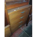 A retro chest of 4 drawers