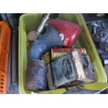 Box of miscellaneous garage ware