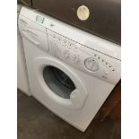 A Hotpoint washing machine