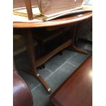 Teak dining table and non matching chairs