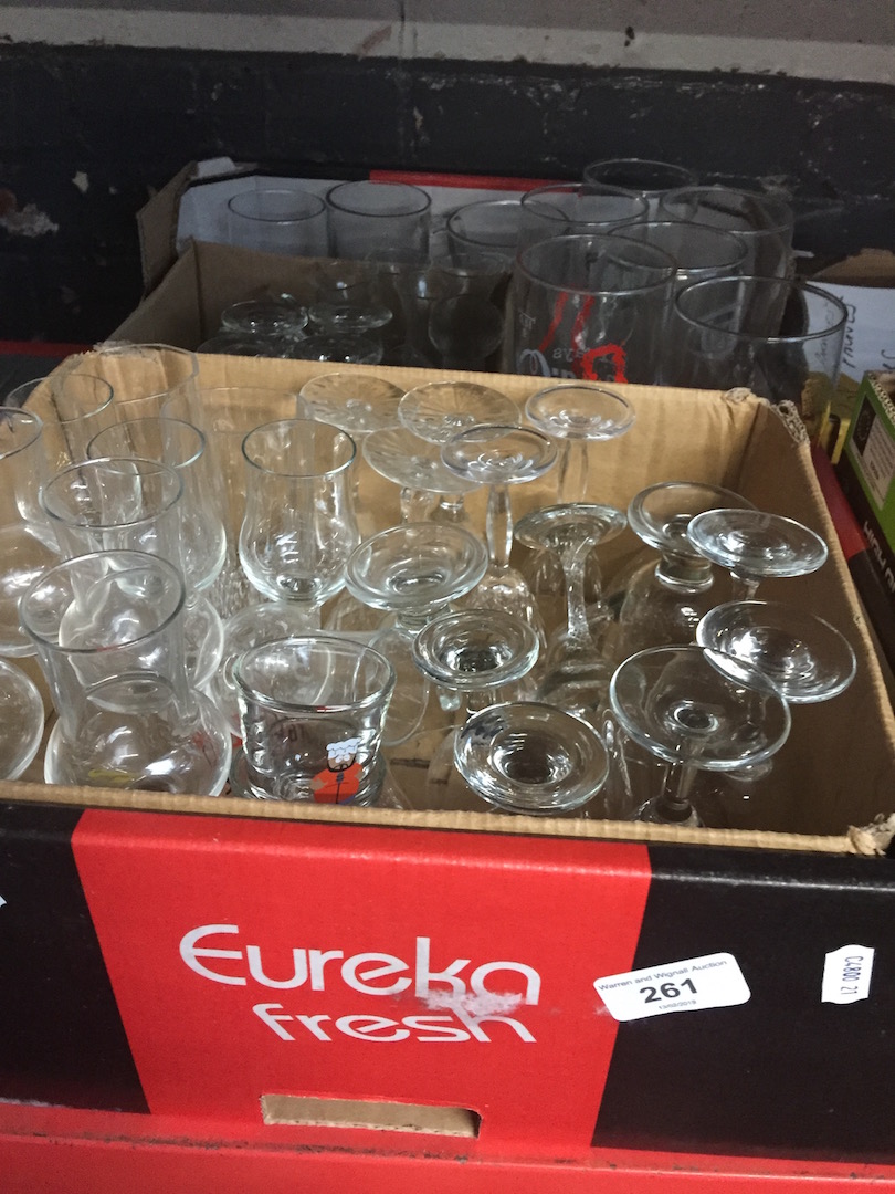 A box of glasses