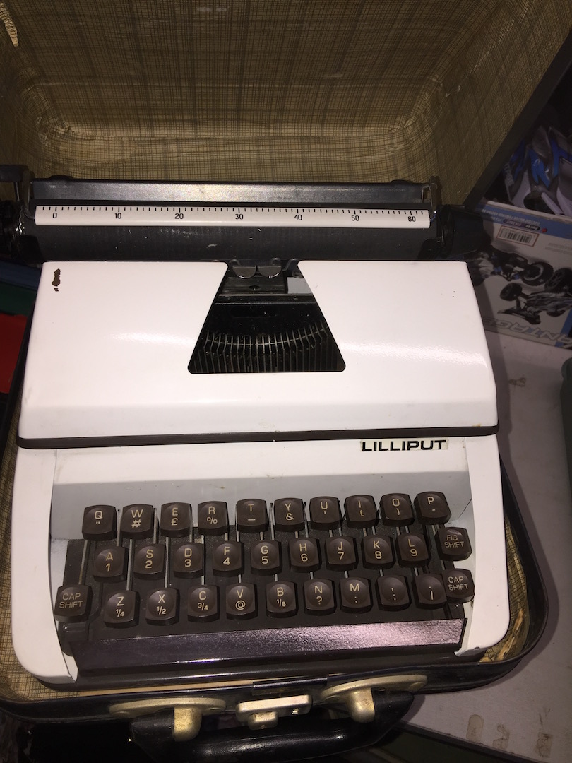 A Lilliput typewriter