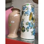 2 large vases