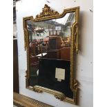 Gold frame mirror