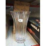 A Villeroy & Boch large lead glass vase