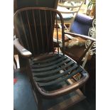 An Ercol windsor chair frame
