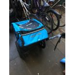 A Spokey Joe bike trailer