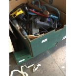 2 boxes of misc tools