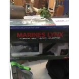 A Marines Lynx remote controlled helicopter ( boxed and unused )