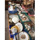 A large quantity of porcelain, pottery, glassware, ornaments, etc ( 13 boxes )