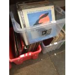 3 boxes of various LPs