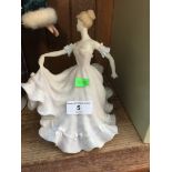 A Leonardo collection lady figure and a Regency Fine Arts medium doll