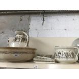 Wash bowl set