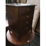 A Stag Minstrel bedside chest of drawers