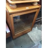 Teak glazed cabinet